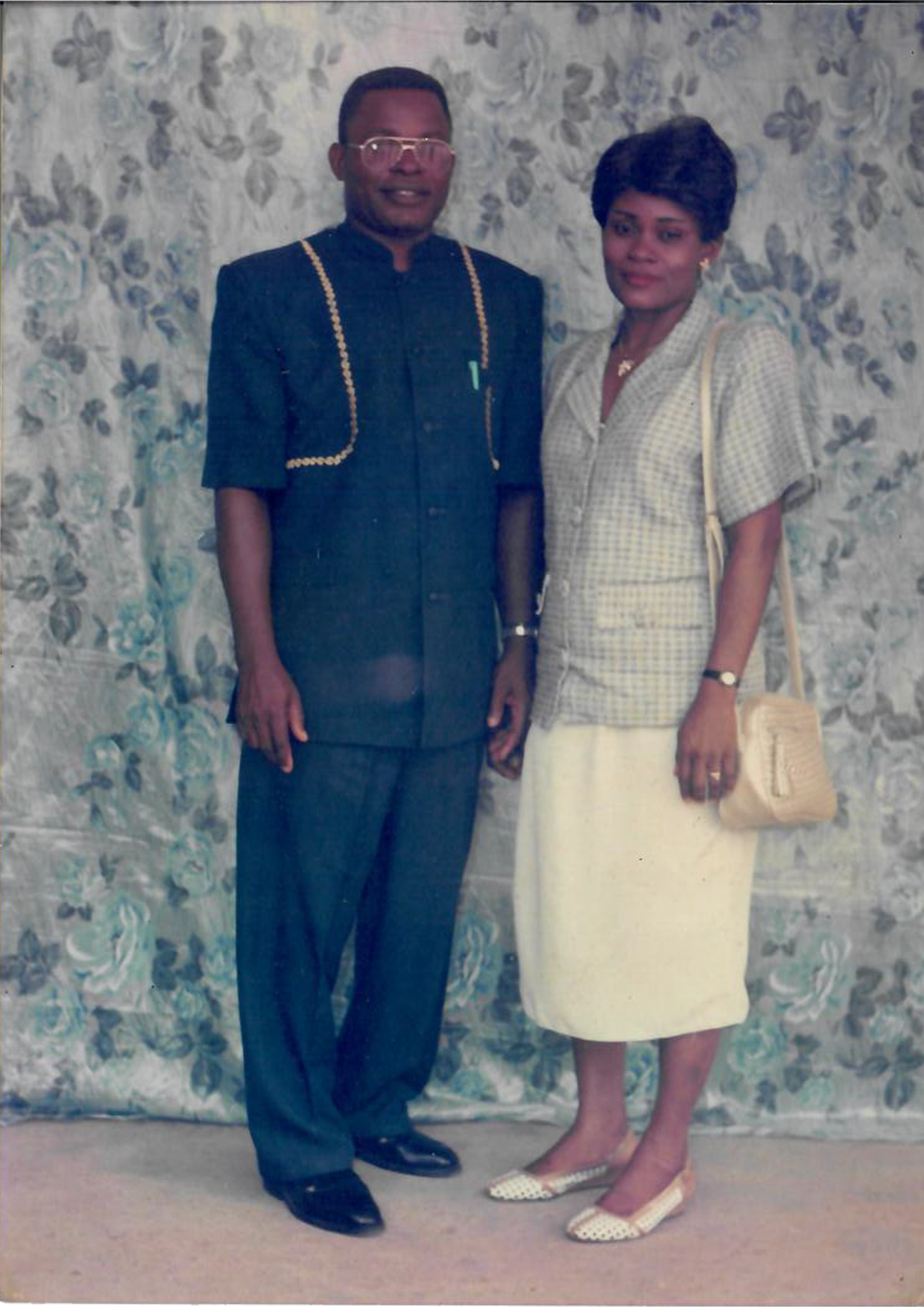 Mum and Dad after church service
